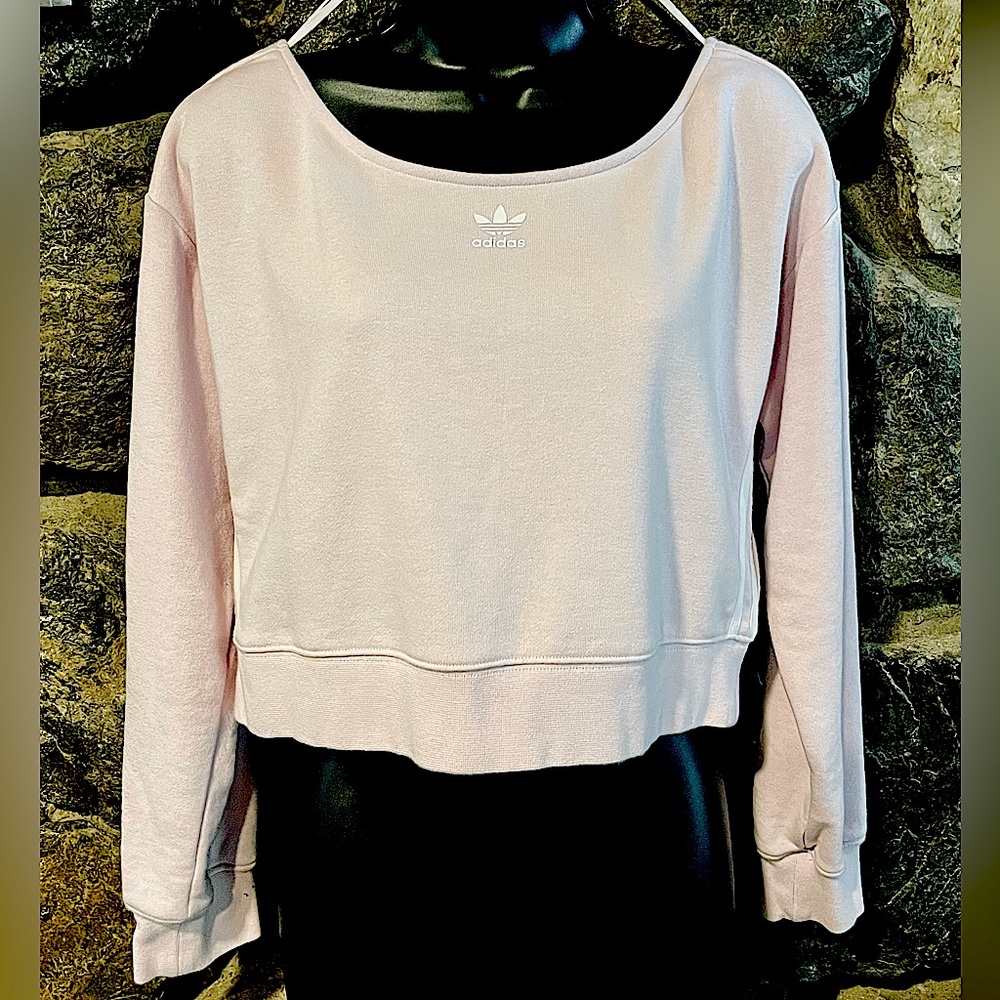 Adidas Almost Pink Slouchy Crew Women’s Size Small NWT